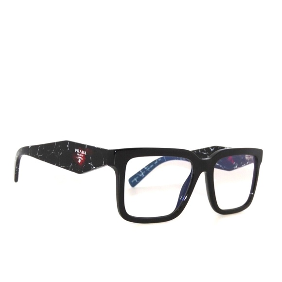 Prada SPR27YS 27 1AB08N 54 Black Clear Blue Filter Eyeglasses/Sunglasses 27YS main image 5